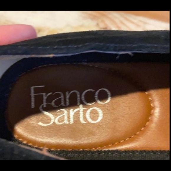 Franco Sarto Black Suede Loafers-Like New! - Picture 6 of 10